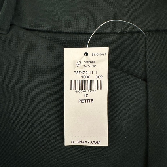 NWT Old Navy High-Waisted Pixie Skinny Ankle Pants Size 10P in Forest Canopy - Picture 4 of 4